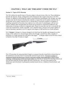 CHAPTER 2. WHAT ARE “FIREARMS” UNDER THE NFA?