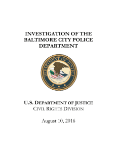 Findings Report - US Department of Justice