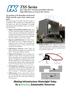 Hamilton Kent - TSS Series Gaskets for Concrete Box Culvert