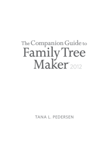 The Companion Guide to Family Tree Maker 2012