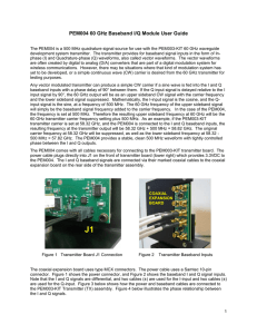 PEM004 60 GHz Baseband I/Q Module User Guide