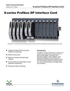 S-series Profibus DP Interface Card