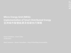Micro Energy Grid (MEG): ImplementaPon of