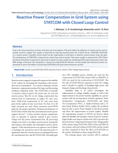 Reactive Power Compenstion in Grid System using STATCOM with