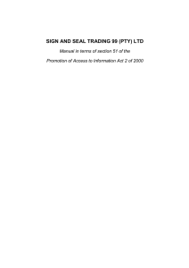 sign and seal trading 99 (pty) ltd