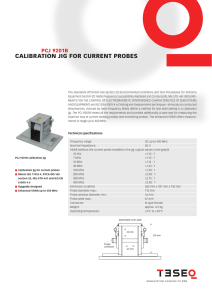 calibration jig for current probes