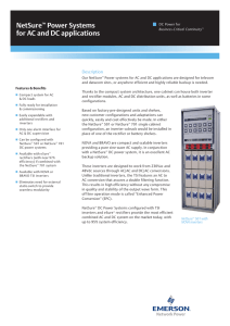NetSure™ Power Systems for AC and DC applications