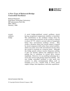 A new type of balanced-bridge controlled oscillator