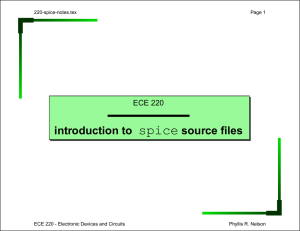 introduction to spice source files
