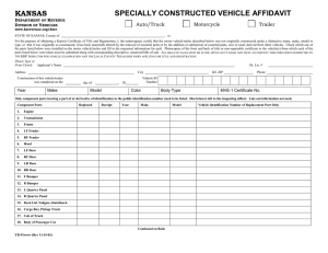 TR-91 _0801_, Specially Constructed Vehicle Affidavit