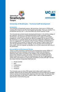 University of Strathclyde – Technical staff development