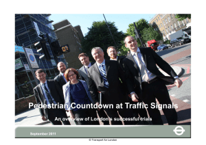 Pedestrian Countdown at Traffic Signals