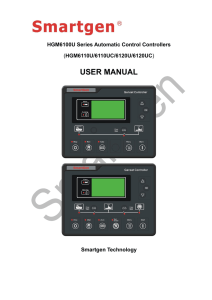 Smartgen HGM 6120U manual - China Sun Moon Trading Co., Limited