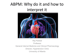 ABPM: Why do it and how to interpret it