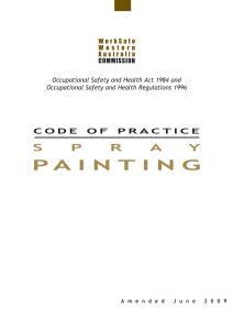 Spray painting code of practice