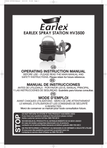 EARLEX SPRAY STATION HV3500