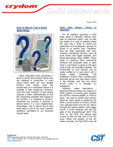 How to Bench Test a Solid State Relay