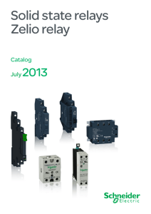 Solid state relays Zelio relay