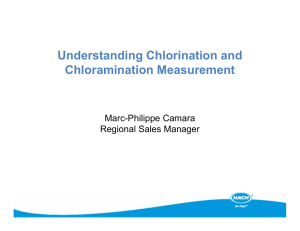Understanding Chlorination and Chloramination Measurement