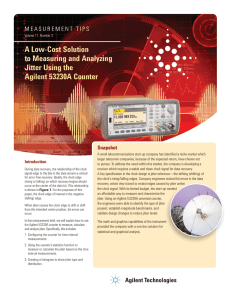 A Low-Cost Solution to Measuring and Analyzing Jitter