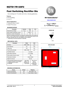 Fast Switching Rectifier Die