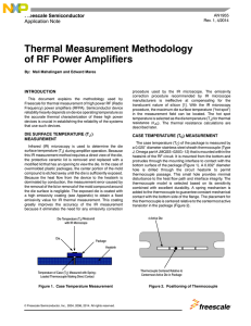 AN1955, Thermal Measurement Methodology of RF Power