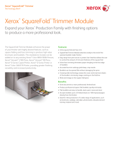 SquareFold™ Trimmer Module