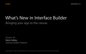 What`s New In Interface Builder