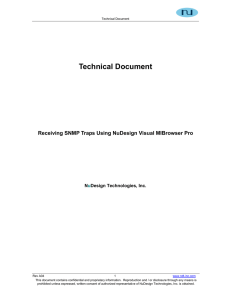 Technical Document - NuDesign Technologies