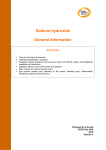 Sodium hydroxide General Infomation