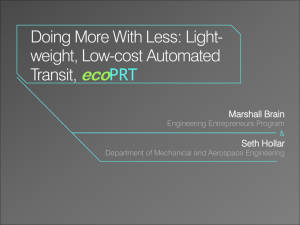 Presentation by Seth Hollar, PhD and Marshall Brain