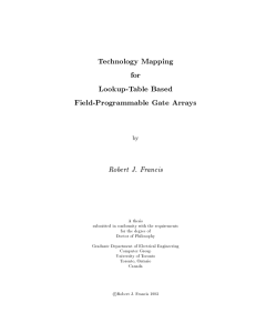 Technology Mapping for Lookup-Table
