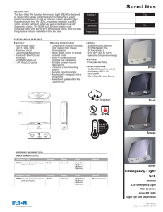 Sure-Lites SELW spec sheet - TD505012EN