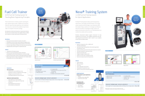 Fuel Cell Trainer Nexa® Training System