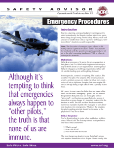 Emergency Procedures Safety Advisor