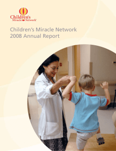 About Us - Children`s Miracle Network Hospitals