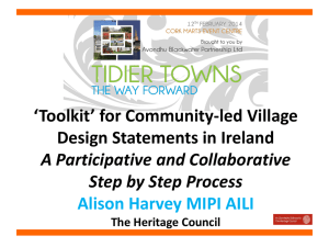 `Toolkit` for Community-led Village Design Statements in Ireland A