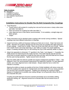 Installation Instructions for Double Flex Six Bolt Composite Disc