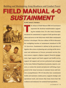 Building and Maintaining Army Readiness and Combat Power