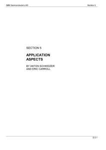 application aspects