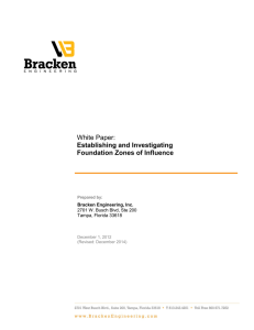 Establishing and Investigating Foundation Zones of Influence