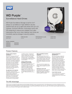 WD Purple Series Spec Sheet