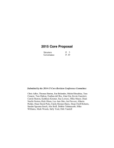 2015 Core Proposal - University of San Diego