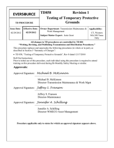 Testing of Temporary Protective Grounds