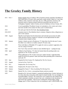 The Greeley Family History Formatted