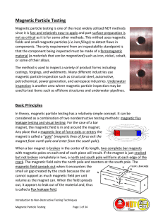 Magnetic Particle Testing