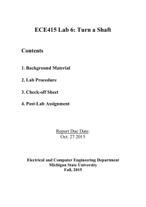 ECE415 Lab 6: Turn a Shaft