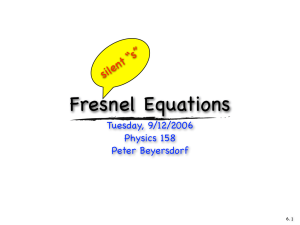 fresnel equations