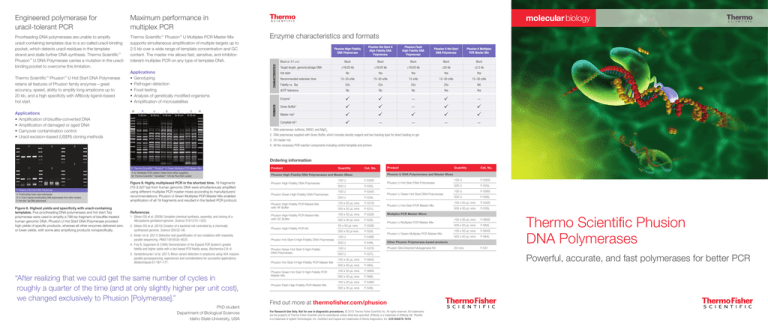 brochure - Thermo Fisher Scientific