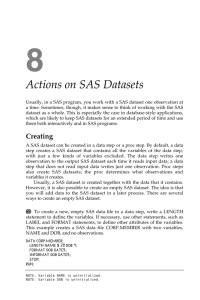 Professional SAS Programming Shortcuts